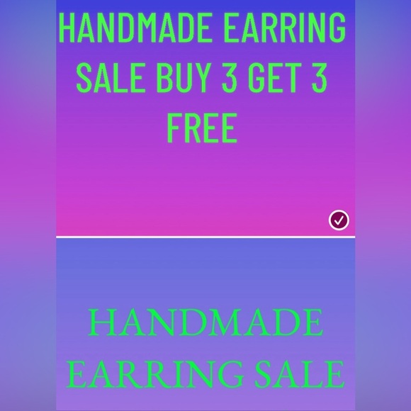 Magical mushrooms earrings ceramic and stainless hook pair jewelry nwt SPARKLE - Picture 2 of 2